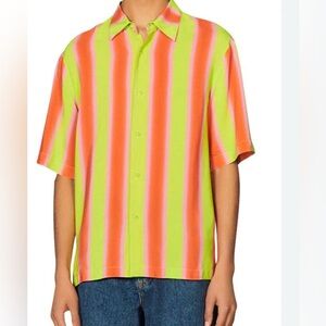 Sandro Mens Glow stripe shirt NWT
